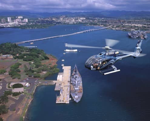 Pearl Harbor Tickets and Oahu Helicopter Tour Fly Drive
