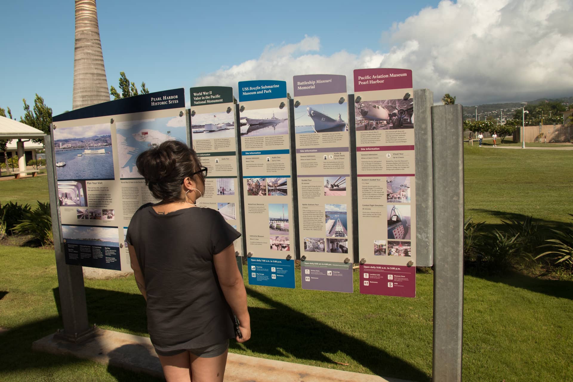 Pearl Harbor Facts & Information Board