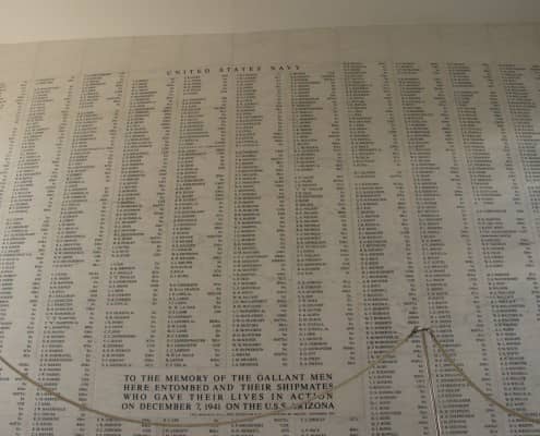 Memorial Wall At Arizona