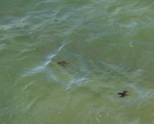 Oil Leaking From The USS Arizona
