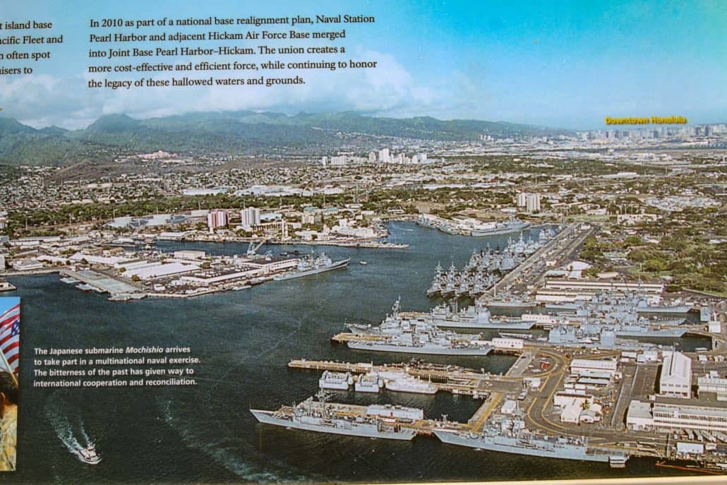 Military Ships docked at Pearl Harbor