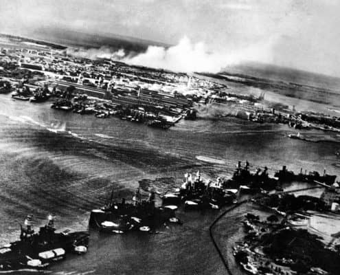 Smoke Rises From Hickam Field