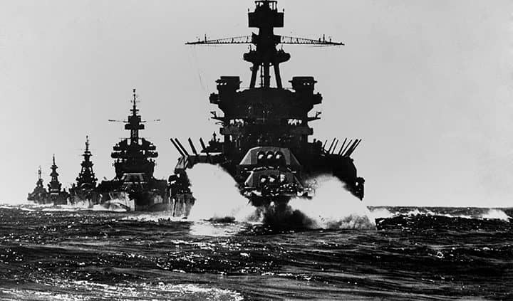 USS Pennsylvania Battleship Underway