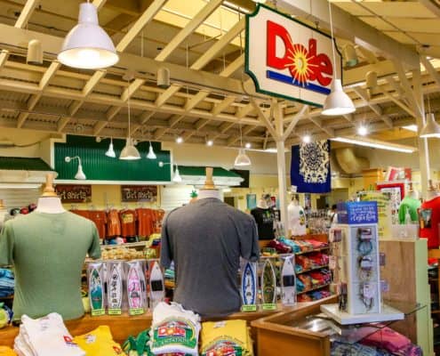 Inside the Dole Plantation Store