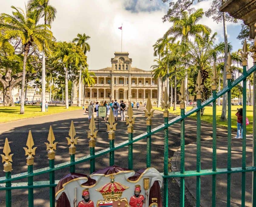 Iolani Palace Gates