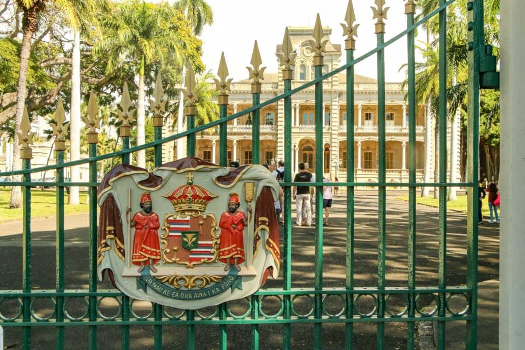 Iolani Palace Gate Emblem