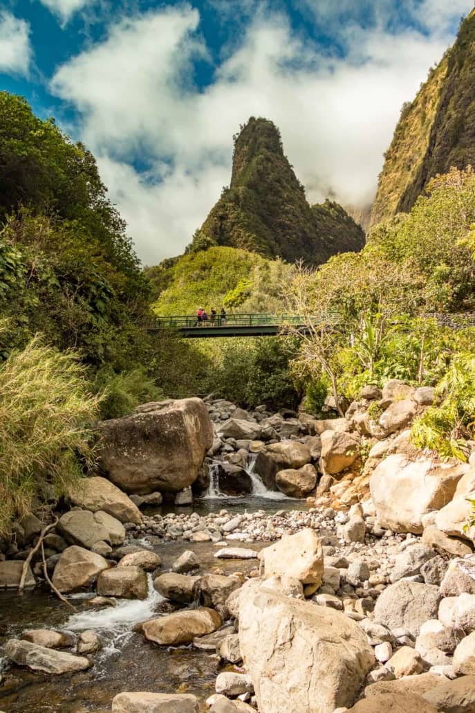 Iao Valley Needle Stream and Bridge