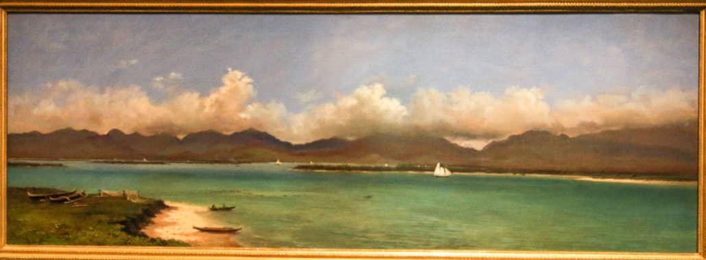 Pearl Harbor Early 1800’s Painting at Bishop Museum