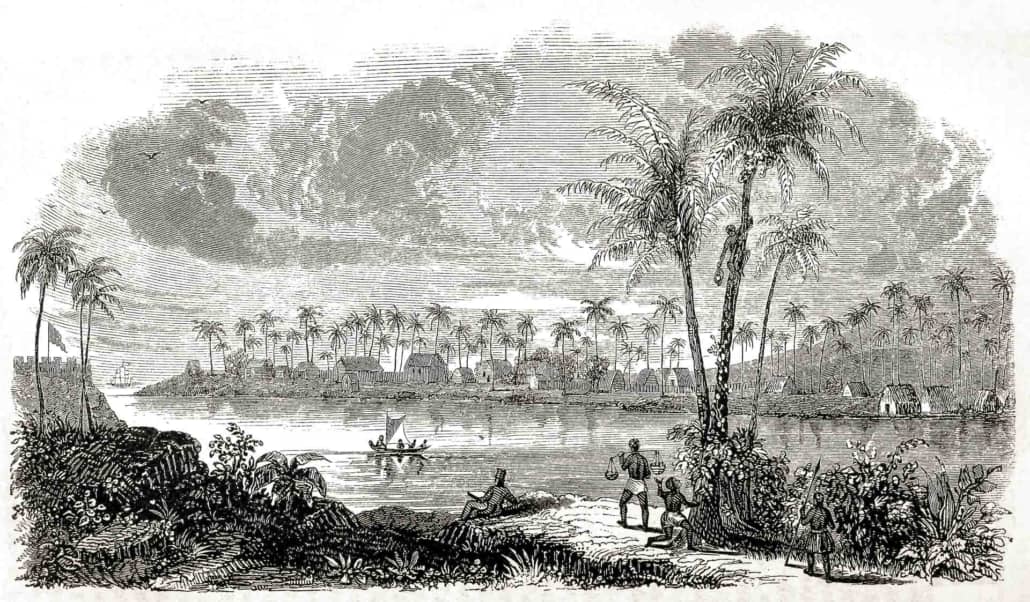 Waimea Kauai in the 1820s