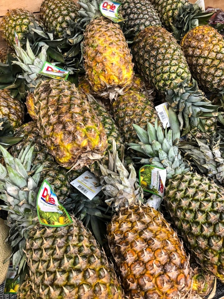 Dole pineapples in Store