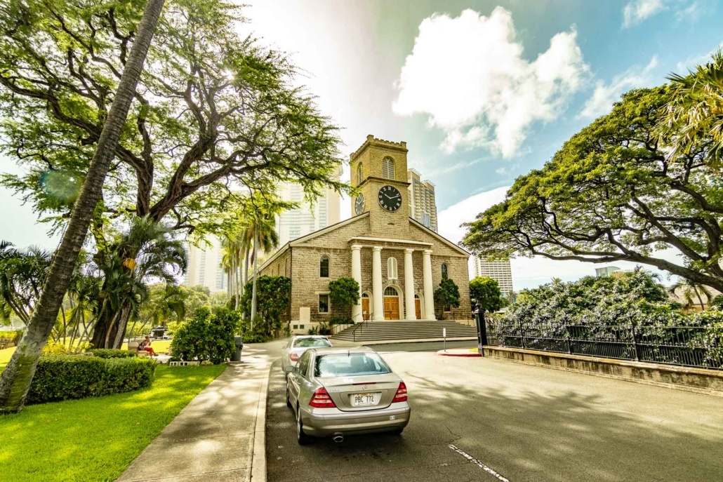 Entrance Road at Kawaiahao Church