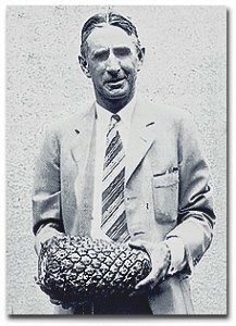 James Drummond Dole with Pineapple