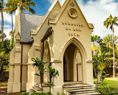 Lunalilo Mausoleum at Kawaiahao Church