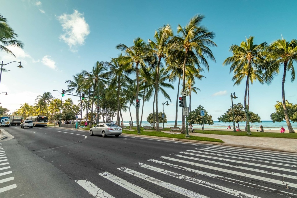 Waikiki Road Honolulu