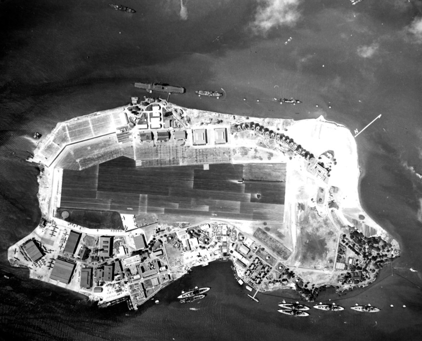 Pearl Harbor Ford Island From Above