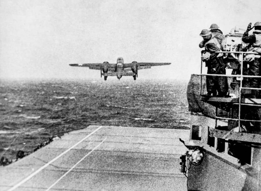 Army B  Bomber USS Hornet