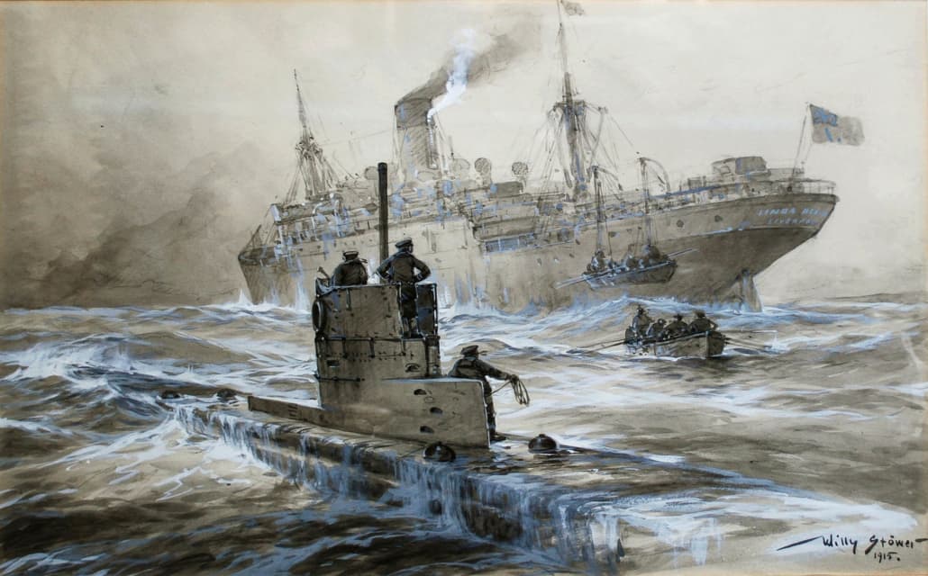 German U boat WWI