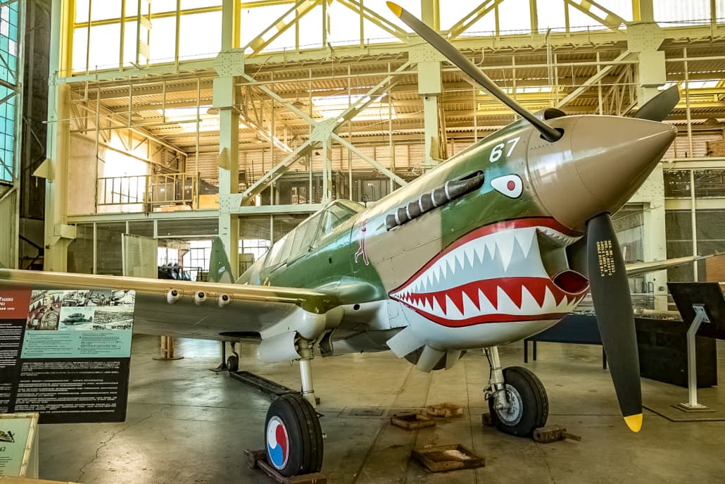 Pacific Aviation Museum P-40 Flying Tiger Exhibit