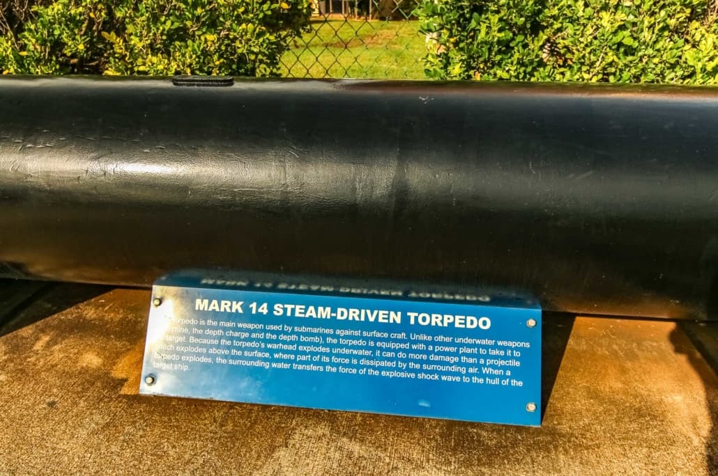Torpedo Mark 14 at Submarine Museum Pearl Harbor