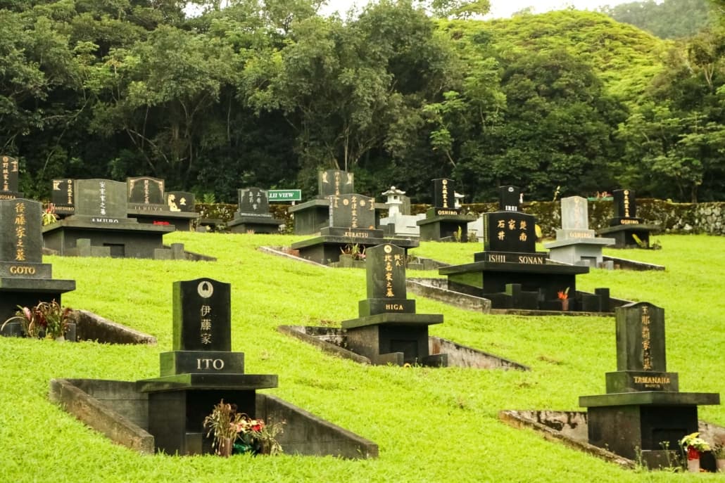 Valley Of The Temples Japanese Tombstones