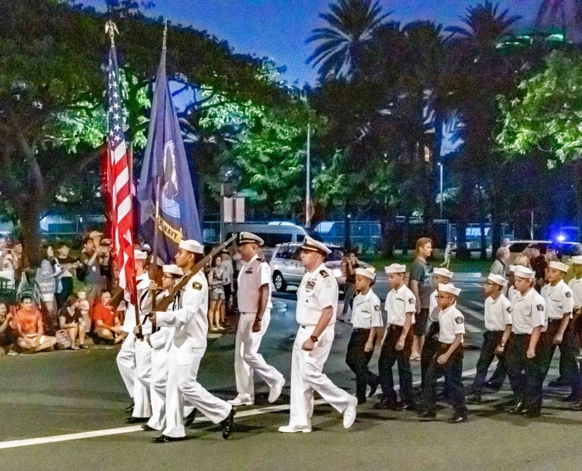 Pearl Harbor Remembrance Day Parade Navy Cadets
