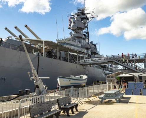 Pearl Harbor USS Missouri Battleship and Dock Oahu