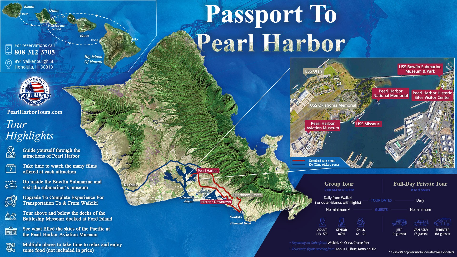 passport to pearl harbour tour