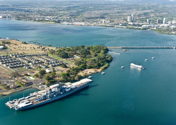 uss missouri arizona pearl harbor above scaled 