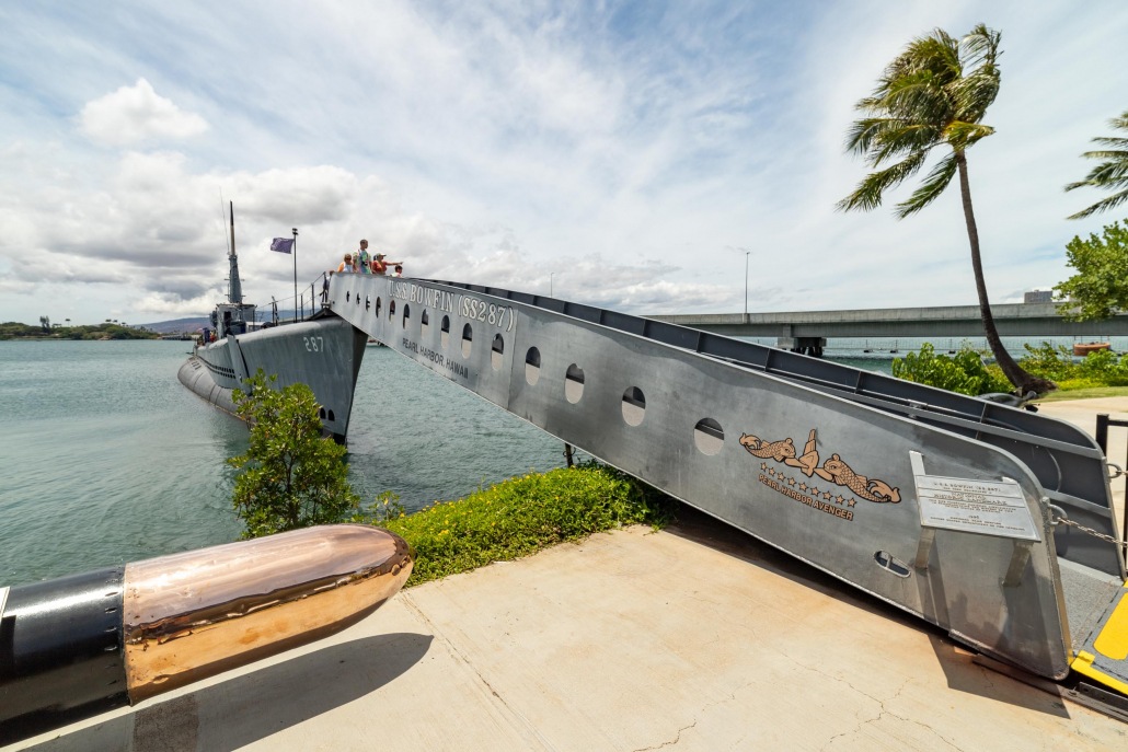 Bowfin Submarine Entrance Gangway Pearl Harbor Oahu