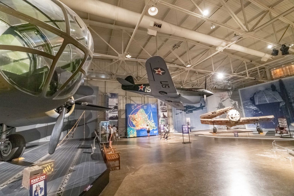 Pearl Harbor Aviation Museum Bomber Nose and P-40 Oahu