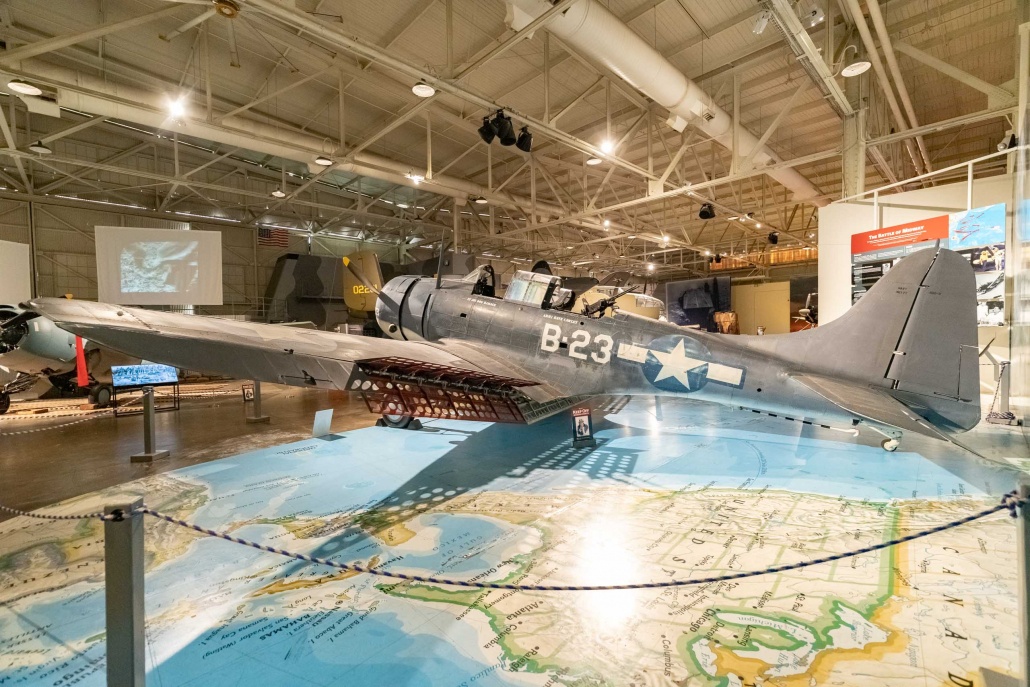 Pearl Harbor Aviation Museum Dauntless SBD Aircraft Oahu