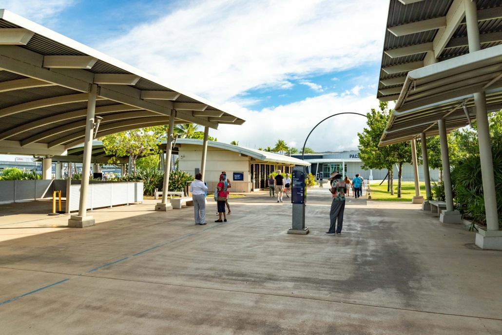 Pearl Harbor Visitor Center Walkway Entrance Oahu