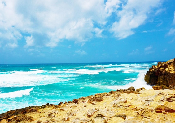 scenic beach on the south shore of kauai hawaii 