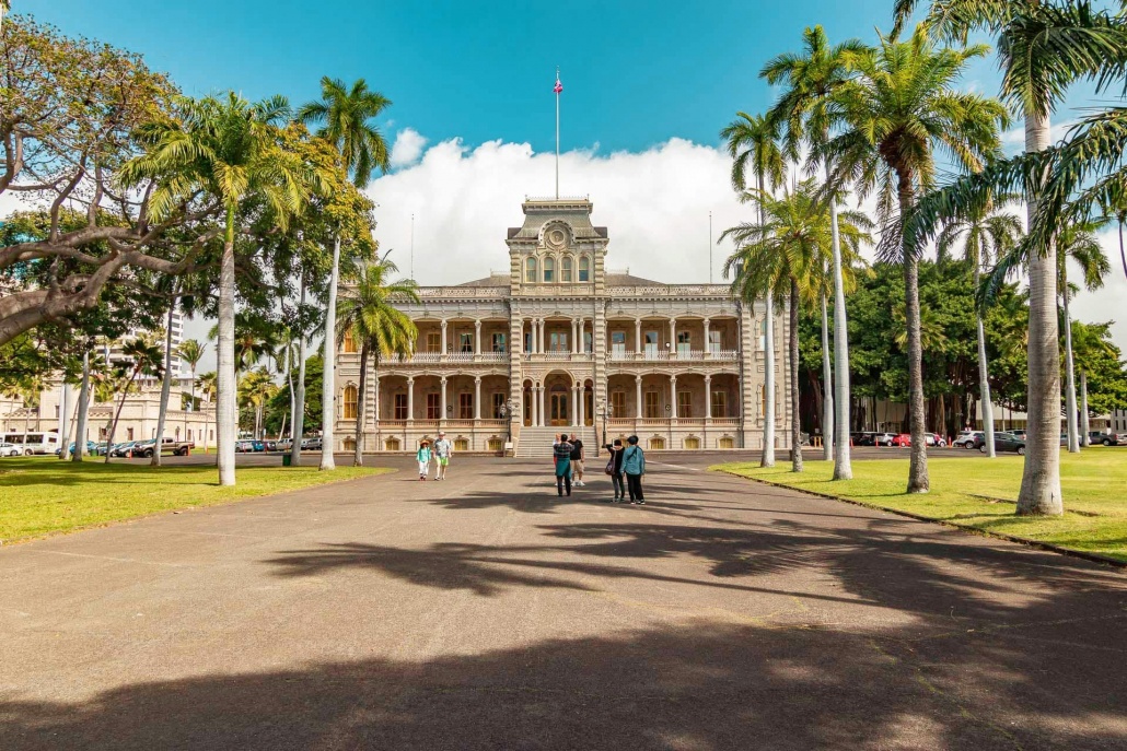 iolani palace honolulu oahu hawaii