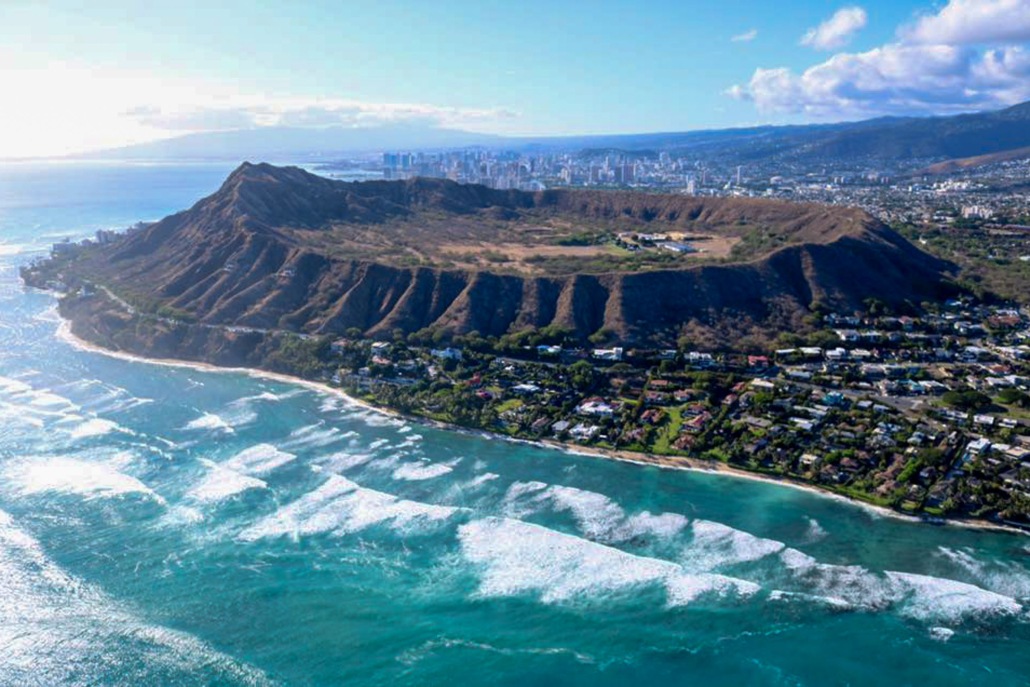 oahu sights unseen helicopter diamond head overview