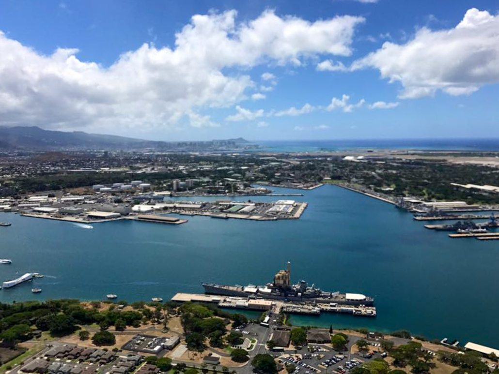 rainbowhelicopters oahu sights unseen helicopter pearl harbor overlook