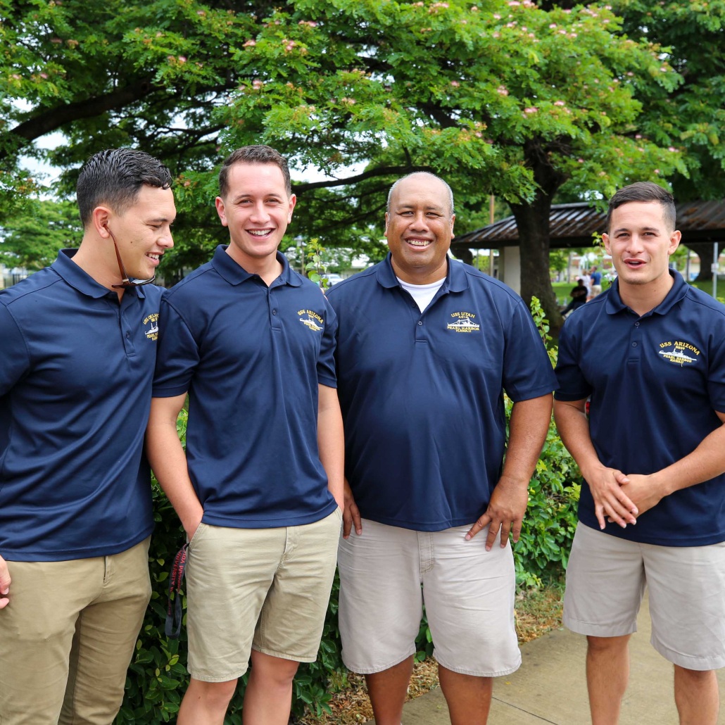 pearl harbor guide and transportation drives group picture