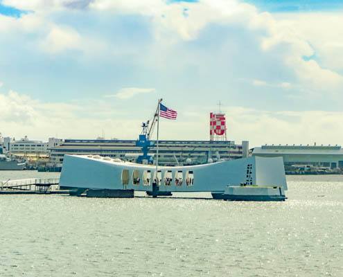 arizona memorial bridge view