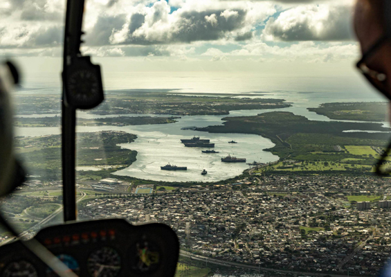 Pearl Harbor Aerial Helicopter Oahu 