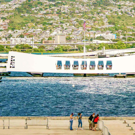 uss arizona memorial battleship row oahu hawaii product image