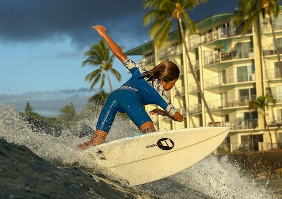 gen culture oahu airport shuttle to gen culture activities slider surfing kid