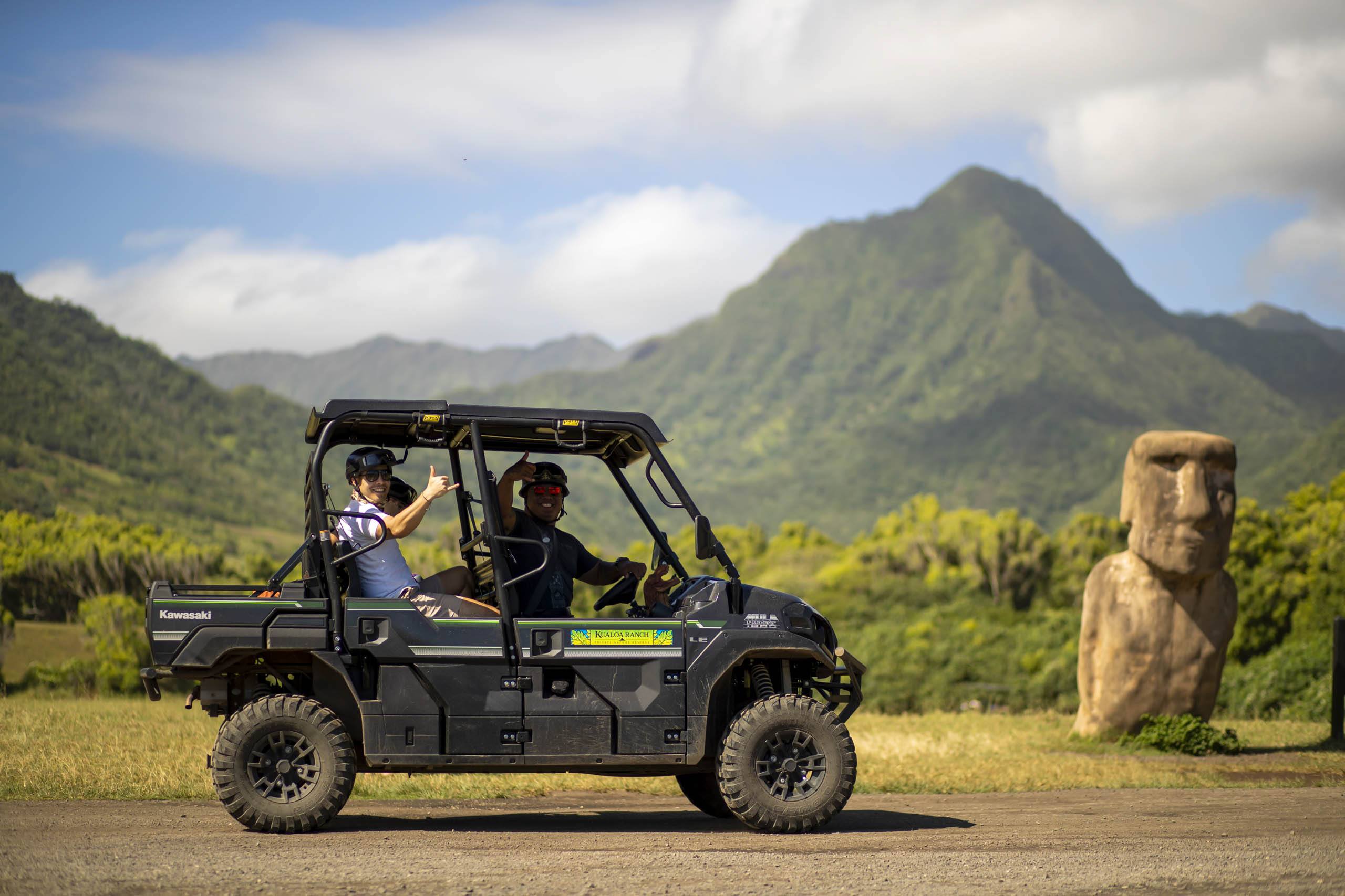 kualoaranch jayman built hawaii incentive group utv guests