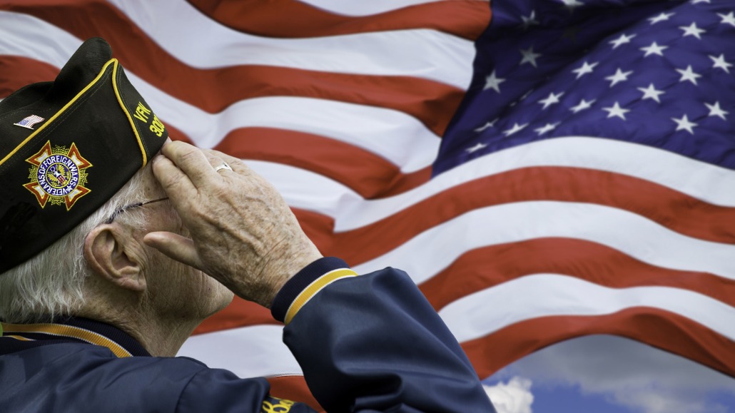 Veteran Saluting